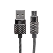 Powermaster Metal Yaylı 3 Amper Micro USB Şarj ve Data Kablosu thumbnail 2