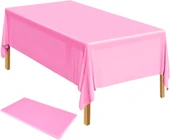 Pembe Masa Örtüsü, Siyah Masa Eteği thumbnail 2