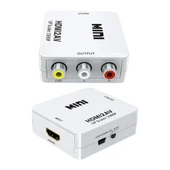 FULLY G-537O HDMI TO RCA MİNİ MODEL 1920X1080 PLASTİK KASA ÇEVİRİCİ KONVERTÖR thumbnail 2