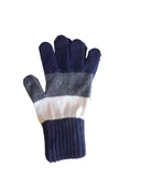 Garson Beden Erkek Çocuk Eldiven Lacivert Beyaz - 8-12 yaş thumbnail 4