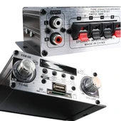 MAGİCVOİCE YW-191L 12 VOLT 100 WATT MOTOSİKLET BLUETOOTH AMFİ USB/SD 2 KANAL PAZARCI - ANFİ (125X95X40MM) thumbnail 2