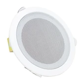 MagicVoice MV-6695 18 CM 6 Watt Beyaz Trafolu Metal Kasa Alçıpan Hoparlör thumbnail 1