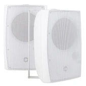 MAGICVOICE MV-20969 20 CM 100 VOLT - 250 WATT 8 İKİ YOLLU TRAFOLU BEYAZ SÜTÜN HOPARLÖR (DH 8ATW) - 1