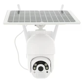 PowerMaster PM-26195 Solar Güneş Panelli 2MP 1080P 4G Sim Kart Ubox Destekli Wifi Kamera thumbnail 2