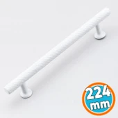 Mobilya Çekmece Mutfak Dolabı Dolap Kulpları Kulbu Kulpu  Beyaz Metal Kulp 224 mm - 22.4 cm thumbnail 1