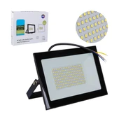 Powermaster PM-22572 100 Watt - 220 Volt 6500K IP66 150* Işık Açısı Siyah Slim Kasa Beyaz Led Projektör thumbnail 1