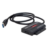 PowerMaster RXD-338U3 USB 3.0 IDE-SATA Dönüştürücü Çevirici Adaptör Seti (Adaptör + Güç Kaynağı + Bağlantı Kabloları) thumbnail 3