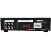 König K-100 USB-SD-Bluetooth Destekli 2 Mik. Giriş 8 Ohm 100/70v 80 Watt Trafolu Anfi thumbnail 1