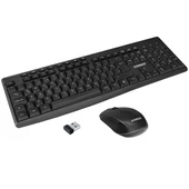 Everest KM-719 Siyah 2in1 Kablosuz Q Multimedia Klavye + Mouse Set thumbnail 2