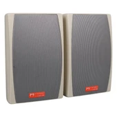 MagicVoice MV-24 13 CM 50 Watt Komütatörlü Hat Trafolu Krem Beyaz Sütun Hoparlör (2'li Takım) - 2