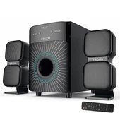 Mikado MD-360BT 2+1 38W BT/AUX/USB/FM/LED Ekran Multimedia Speaker Ev Sinema Sistemi thumbnail 1