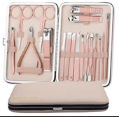 Sunup SN-27097 Paslanmaz Çelik 18in1 Profesyonel Manikür Tırnak Bakım Seti - 1