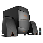 Mikado MD-671BT 2+1 40W RMS Siyah Usb+SD+Fm Destekli Multimedia Bluetooth Speaker Ev Sinema Sistemi thumbnail 4