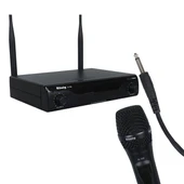 König K-700 E-E Profesyonel 663-694Mhz 2 El 2 Kanal Uhf 2x50 Kablosuz Telsiz Mikrofon thumbnail 4