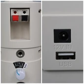 MagicVoice MV-16 7.5 CM 30 Watt Komütatörlü Hat Trafolu Beyaz Sütun Hoparlör (2'li Takım) - 4