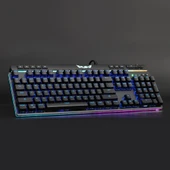 Rush Cobalt RK991 Mavi Switch Rgb Manyetik Bileklikli Rgb Makrolu Mekanik Oyuncu Klavyesi thumbnail 6