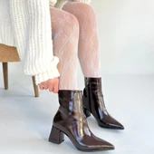 Mosy Bordo Rugan Topuklu Bot thumbnail 5