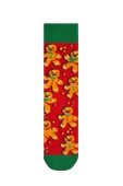 Goma Goma Socks Noel Baba, Geyik ve Zencefilli Adam Desenli 4’lü Yılbaşı Çorap Seti thumbnail 4