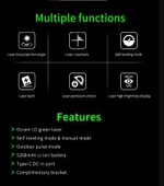 Unit LM585LD 30 Metre Osram Yeşil  Lazer Hizalama Cihazı thumbnail 6