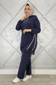 KADIN KAPÜŞONLU KOMBİNLİ TESETTÜR TAKIM thumbnail 4