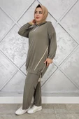 KADIN KAPÜŞONLU KOMBİNLİ TESETTÜR TAKIM thumbnail 2