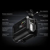 NOCO AX65 12V Lityum 2000Amp Akıllı Akü Takviye + Pompa + Powerbank + Led Lamba thumbnail 10