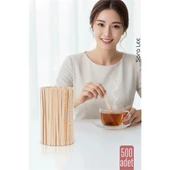 Ahşap Karıştırıcı Kaşık – 500’lü Paket | Çay, Kahve ve Servis İçin Hijyenik ve Pratik! - 1