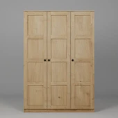 Lucas 3 Kapılı Yüklük, Yorgan, Yastık Dolabı - Safir Meşe - 5