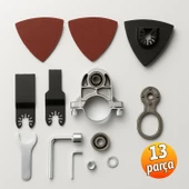 Metal Çok Amaçlı Kesme Zımparalama Aparatı M14 Uyumlu 115 mm Spiral Adaptör 13 Parça thumbnail 2