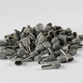 Eurowest 2x4,00mm Gri Çift Girişli İzoleli Yüksük ( 1 Kutu 200 Adet ) thumbnail 2