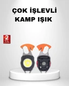 Mini LED Anahtarlık Fener – Şişe Açacağı, Tornavida, Düdük ve USB Şarj Özellikli thumbnail 1