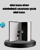 Anahtarlı Gizli Kitap Kasa – Metal İç Yapı, Kamuflajlı Sözlük Tasarım thumbnail 1