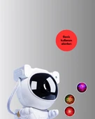 8 Efektli Astronot Galaxy Projektör Uzaktan Kumandalı LED Gece Lambası thumbnail 3