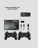 Kablosuz 4K Retro Atari Game Stick – 2 Kollu, 20000 Hazır Oyun thumbnail 5