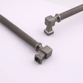 Talas Soft Füme Renk 256 mm Metal Kulp Tırtıklı Kapak Kulpu Dayanıklı Kulpları Mobilya Çekmece Dolap thumbnail 7