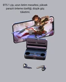 Ayna Ekranlı Bluetooth 5.1 Kablosuz Kulaklık – 3500 mAh Şarj Kutusu, Suya Dayanıklı - 3