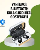 Gerçek Kablosuz Kulaklık – Bluetooth 5.0, Şarj Kutulu, Parmak İzi Kontrollü - 1