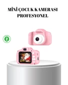 Pembe Mini 1080p HD Çocuk Kamera – 8MP, Video Kaydı,TF Kart Destekli thumbnail 1
