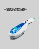 Taşınabilir Buharlı Ütü 1500W | Giysilerde Yanık Bırakmaz, Kokuyu Giderir thumbnail 2