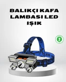 Şarj Edilebilir LED Kafa Feneri – 4 Işık Modu, IPX5 Su Geçirmez, Hareket Sensörlü thumbnail 1