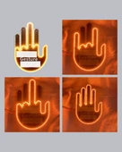 176 LED’li Amber Trafik Uyumlu Sinyal Işığı – El Hareketiyle Kontrol thumbnail 4