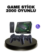 Kablosuz 4K Retro Atari Game Stick – 2 Kollu, 20000 Hazır Oyun thumbnail 1