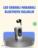 Titreşimli Bluetooth Kulaklık – Uzun Pil Ömrü, Dijital Ekranlı Kablosuz Tasarım - 1