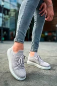CH307 - RT Tricot Erkek Ayakkabı GRI thumbnail 4
