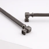 Talas Soft Füme Renk Metal Kulp 320 mm Tırtıklı Kulpları Mobilya Çekmece Dolap Kapak Kulpu Dayanıklı thumbnail 7