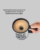 Paslanmaz Çelik Kendi Kendini Karıştıran Akıllı Kupa – Isı Yalıtımlı thumbnail 3