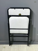 Katlanır Kamp Sandalyesi Kirli Beyaz Piknik Sandalyesi - Tekli thumbnail 7