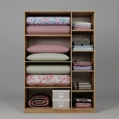 Lucas 3 Kapılı Yüklük, Yorgan, Yastık Dolabı - Safir Meşe - 7