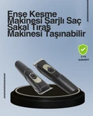 Kablosuz Paslanmaz Çelik Bıçaklı Profesyonel Saç ve Sakal Tıraş Makinesi–Sessiz, Güçlü ve Ergonomik thumbnail 1