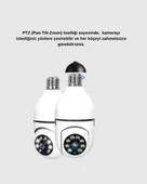 Akıllı Duylu 360° Güvenlik Kamerası – PTZ Özellikli, Uzaktan Kontrollü Akıllı Kamera thumbnail 3
